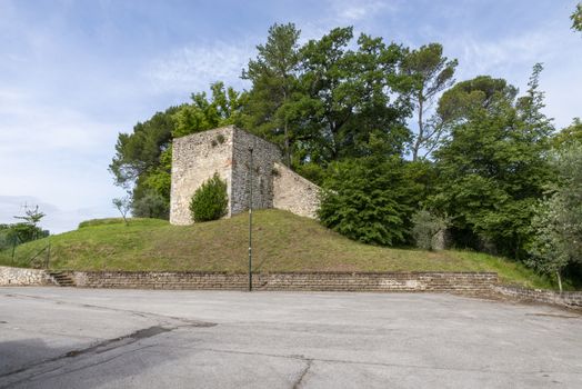 medieval stone structure located on the hill of San Gemini