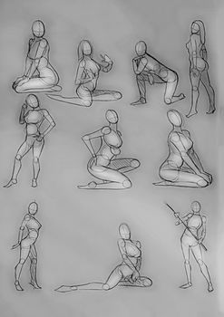 Tutorial of drawing a female body. Drawing the human body, step by step lessons.