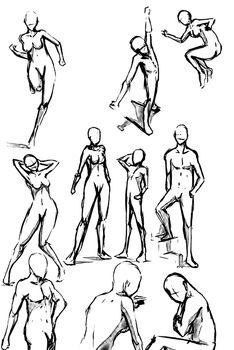 Tutorial of drawing a female body. Drawing the human body, step by step lessons.