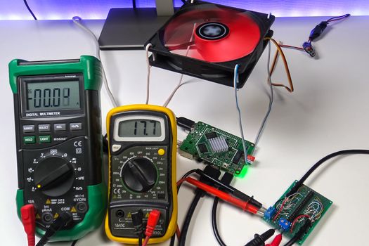 Repair of electronics and computer equipment. Multimeter