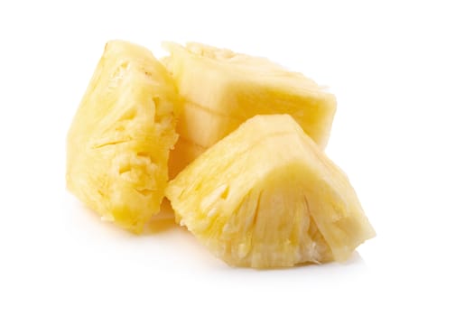 Pineapple Sliced isolated on a white background.