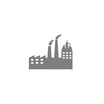 Industrial icon on white background.Modern production technology.