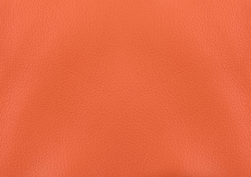 orange leather surface for background