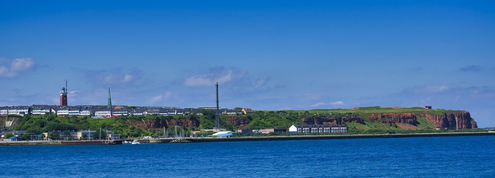 The Island of Heligoland from the island Dune - Germany