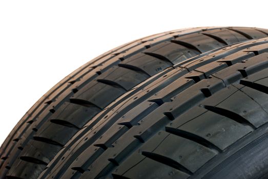Fragment A brand new modern summer sports tire