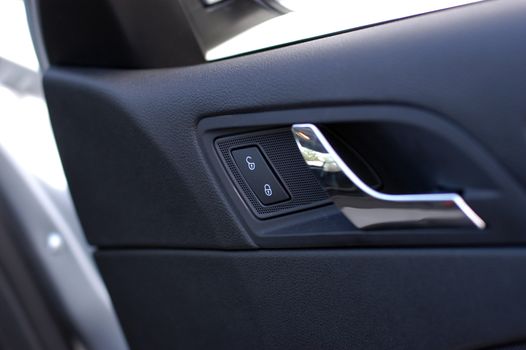 Car board buttons on the dashboard