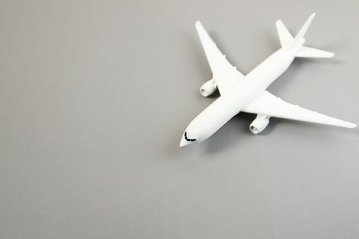 Model plane,airplane on pastel color background