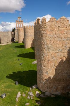 Ancient fortification of Avila, Castile and Leon, Spain