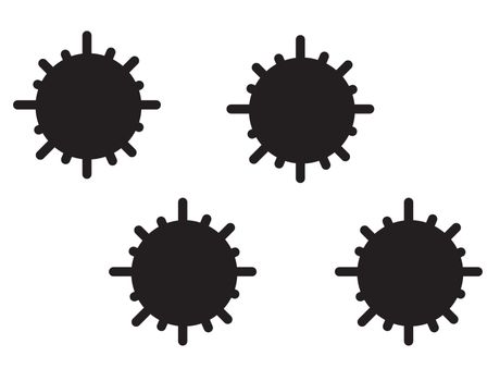 nanosensors robot icon on white background. nanosensors robot sign. flat style design.