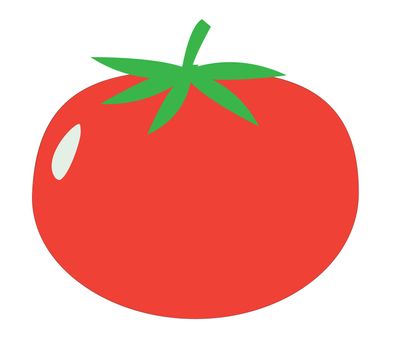 tomato sign. tomato icon on white background. flat style design.