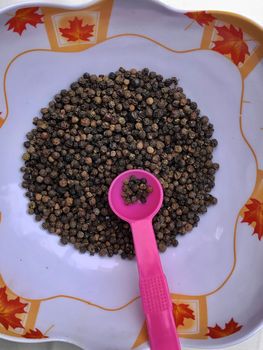 Black pepper is a dry fruit cultivated and used as a spice
