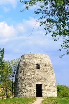 A Stone tower in Pirogovo, near Kiev