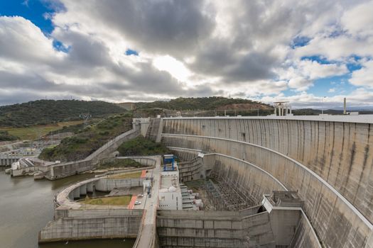 Panoramic view of Alqueva Reservoir, Alentejo, Portugal