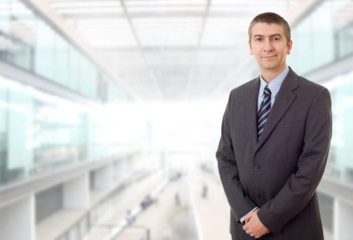 happy business man portrait at the office