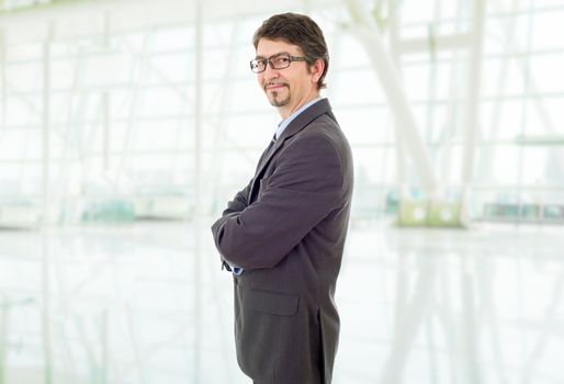 young business man portrait at the office