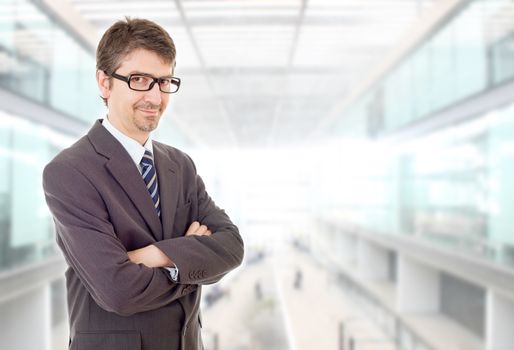 happy business man portrait at the office