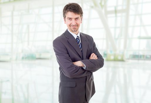 young business man portrait at the office