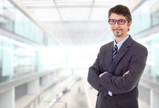 happy business man portrait at the office