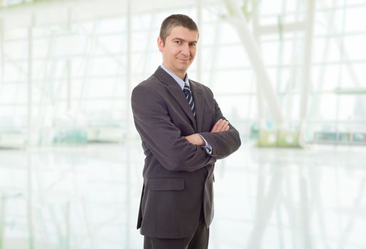 happy business man portrait at the office