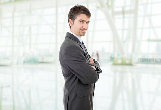 young business man portrait at the office