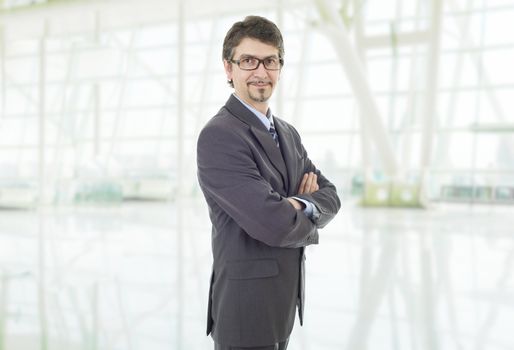 happy business man portrait at the office