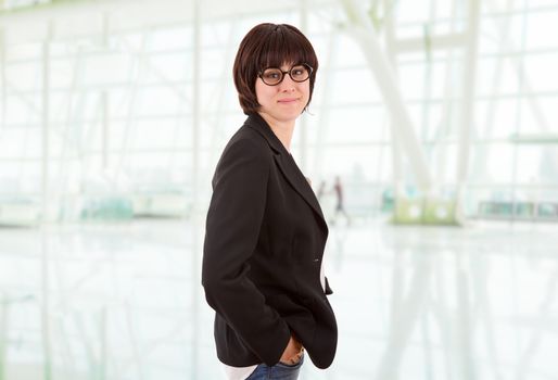 happy business woman portrait at the office