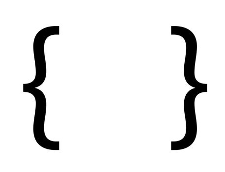 programming language icon. programming language symbol on white background.