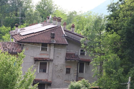 characteristic rural house in Italy