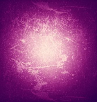Bright purple background with scratches