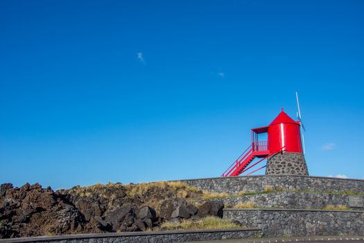 Walk on the Azores archipelago. Discovery of the island of Pico, Azores. Portugal. Madalena
