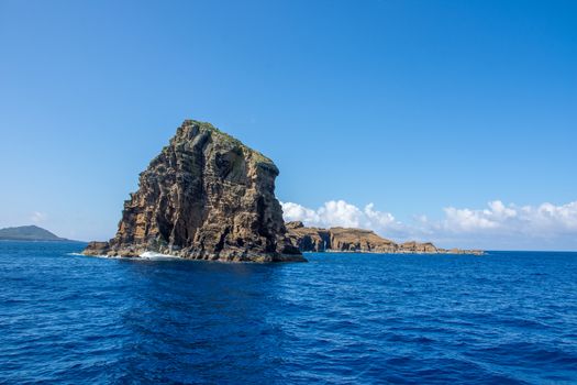 Walk on the Azores archipelago. Discovery of the island of Pico, Azores. Portugal. Madalena