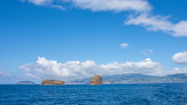 Walk on the Azores archipelago. Discovery of the island of Pico, Azores. Portugal. Madalena