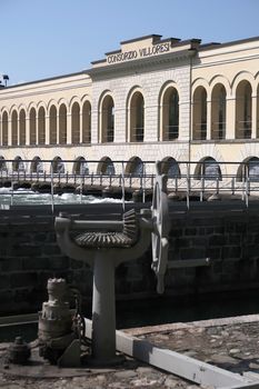 Ancient plant for the production of hydroelectric energy in Lombardy