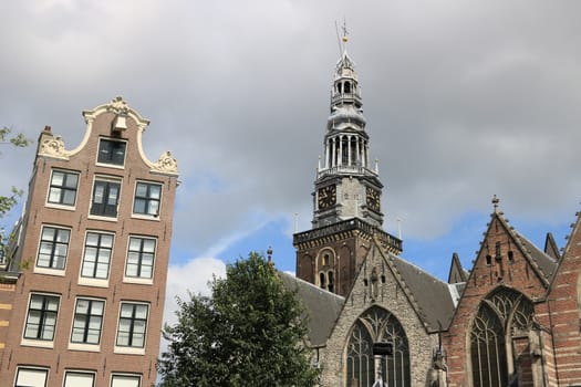 Amsterdam, Netherlands. About the July 2019.  Apse of the Old Church (De Oude Kerk).