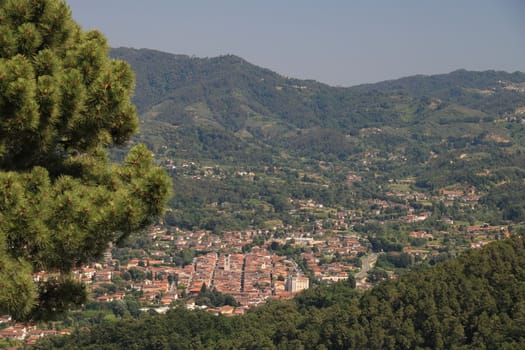 Camaiore in Versilia. The town is located between the beaches of Versilia and the Apuan Alps.