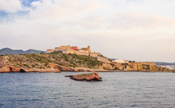 the Bulwark of Saint Lucia is a fortified defensive enclosure that surrounds the medieval city of Ibiza declared national monument