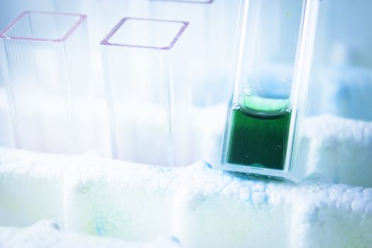 Reactive tests in the laboratory. Virus.