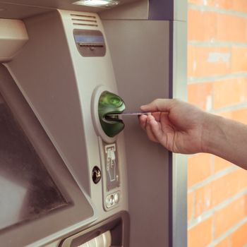 use the card at an ATM to withdraw cash.