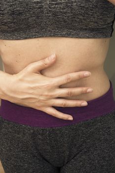 Womans hands practicing yoga and meditation positions.Mudras.