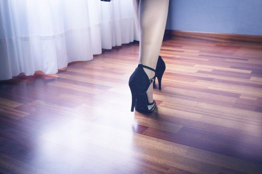 Salsa woman dance