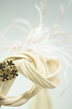 Headdress for lady hair on isolated background. No people