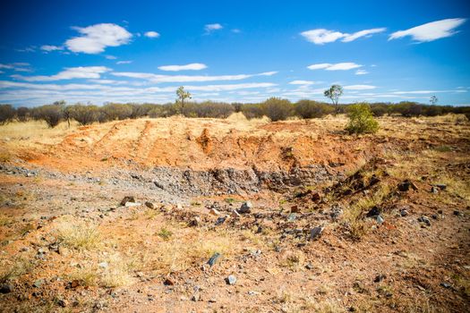 Plenty Hwy near Gemtree in the Northern Territory, Australia