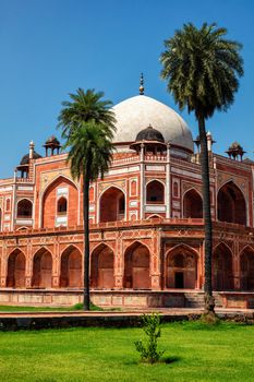 Humayun's Tomb famous tourist attraction destination. Delhi, India