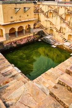 Panna Meena ka Kund stepwell in Amber, Jaipur, Rajasthan, India