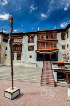 Spituk Gompa (Tibetan Buddhist monastery) in Leh, Ladakh, India