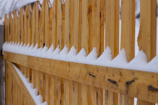 City service cleaning snow winter with shovel after snowstorm yard. sunlight.