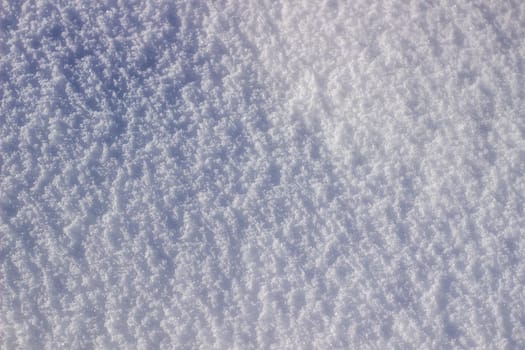 texture of white snow sparkling in the sun.