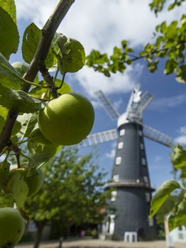 Alford, Lincolnshire, United Kingdom, July 2017, View of Alford Windmill