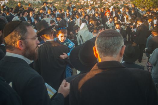 HAIFA, ISRAEL - APRIL 8: Prayers make sun blessing (Birkat Hachama) at sunrise, April 8, 2009 in Haifa, Israel. This Jewish tradition is performed once in 28 years