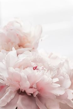 Bouquet of peony flowers as luxury floral background, wedding decoration and event branding design